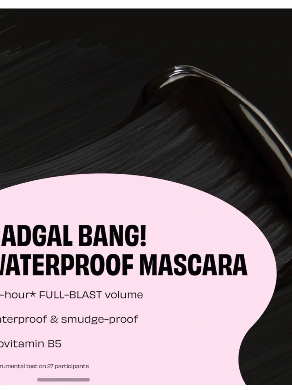 Benefit waterproof mascara BADgal BANG!